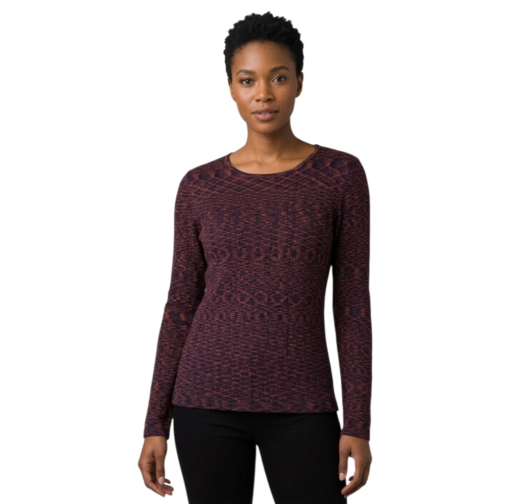 XL Spanner Orange Brown Knit Top Cotton